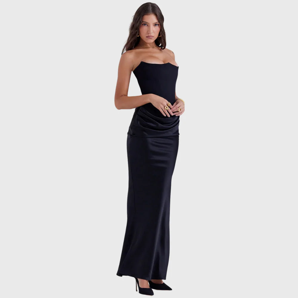 ASTRID | ELEGANT OFF-SHOULDER KORT KJOLE