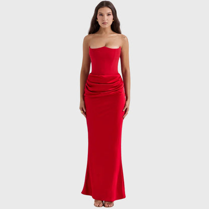 ASTRID | ELEGANT OFF-SHOULDER KORT KJOLE
