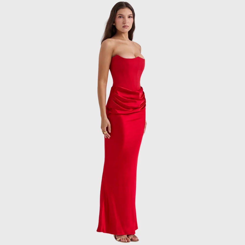 ASTRID | ELEGANT OFF-SHOULDER KORT KJOLE