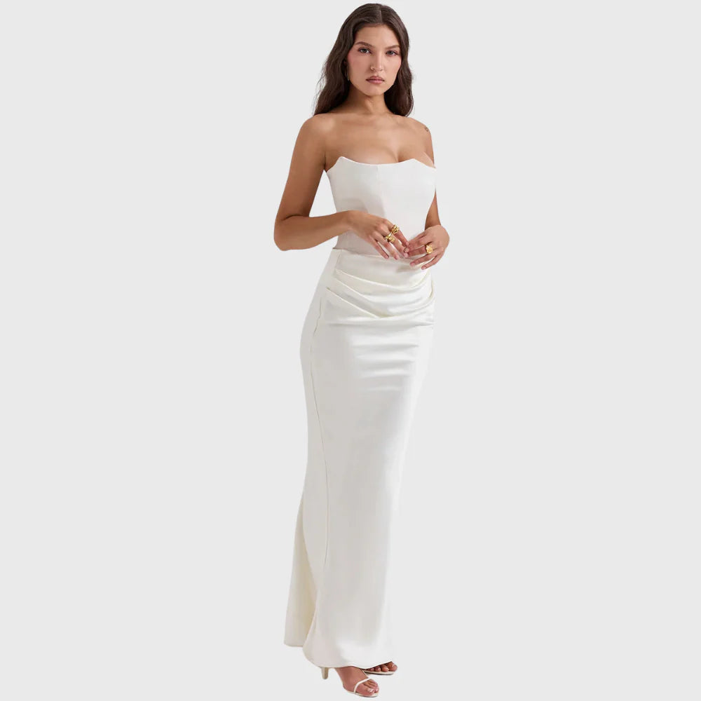 ASTRID | ELEGANT OFF-SHOULDER KORT KJOLE