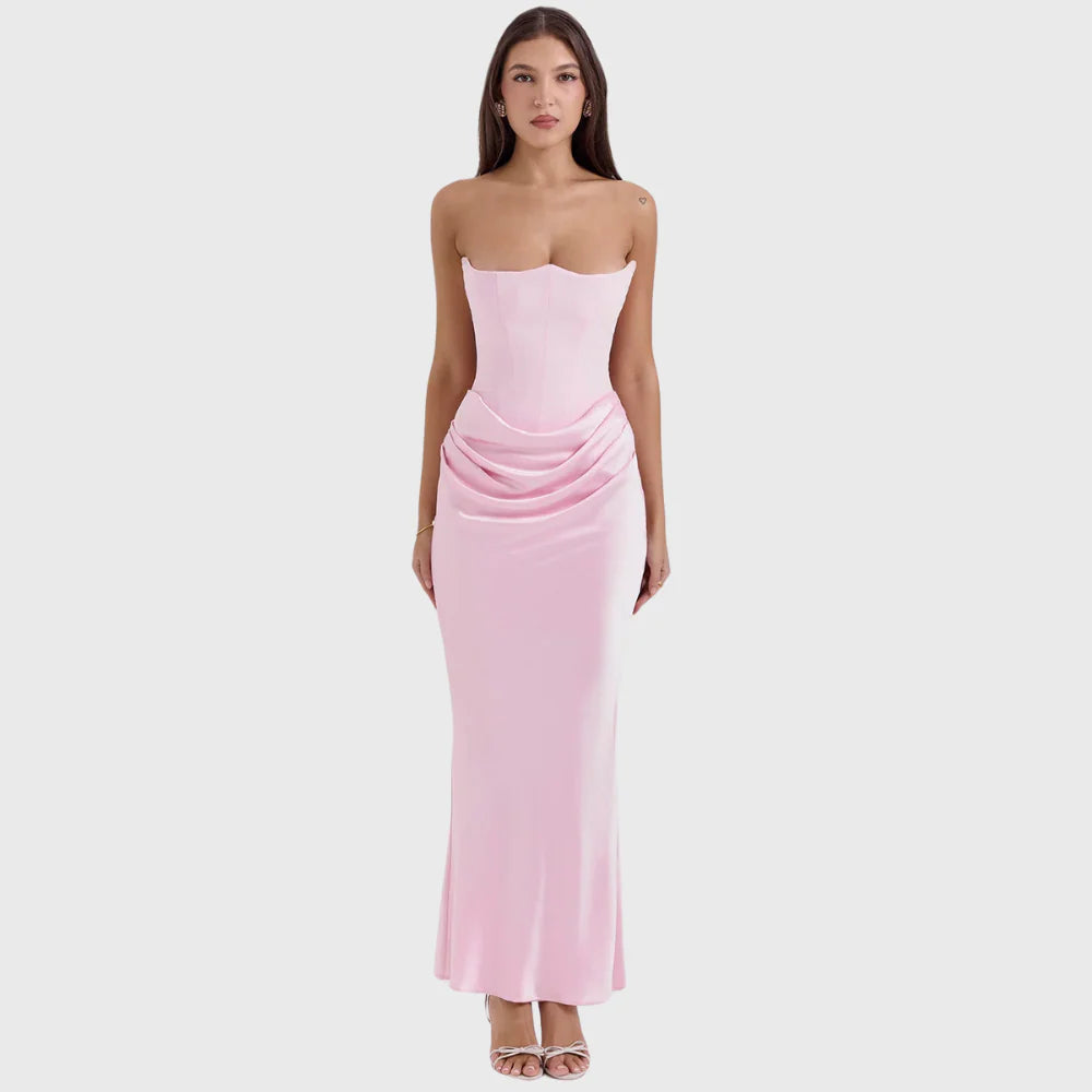 ASTRID | ELEGANT OFF-SHOULDER KORT KJOLE